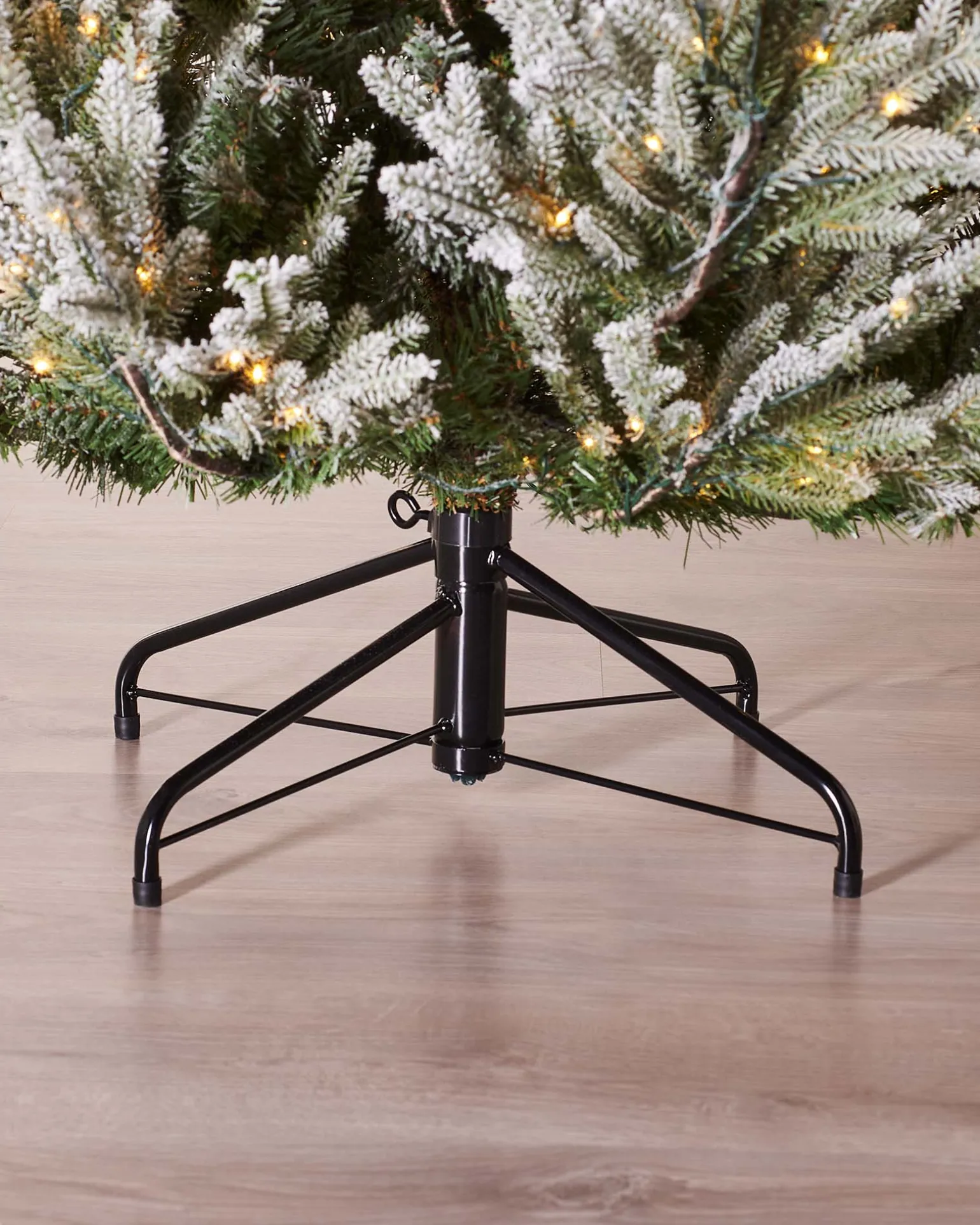 WeRChristmas Pre-Lit Snow Flocked Douglas Fir Christmas Tree, 7 Ft^ Premium Christmas Trees|Snow Flocked Christmas Trees