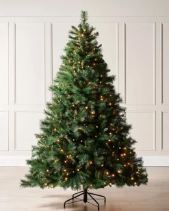 WeRChristmas Pre-Lit Victorian Pine Christmas Tree, 5 Ft^ Budget Christmas Trees