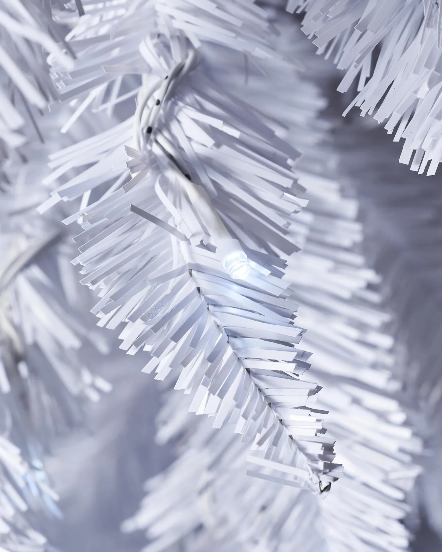 WeRChristmas Pre-Lit White Pencil Christmas Tree, 6.5 Ft^ Budget Christmas Trees|Pre Lit Christmas Trees