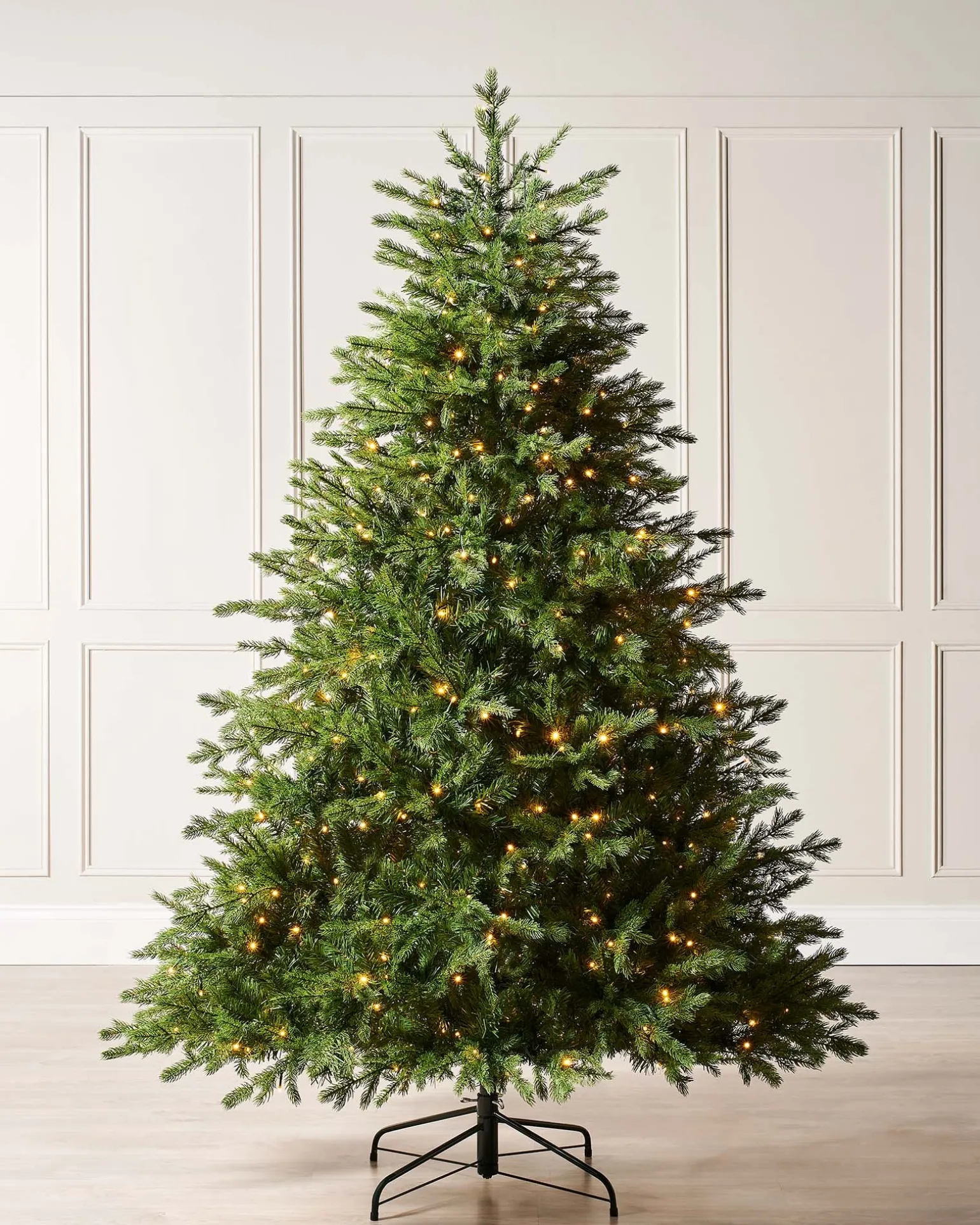 WeRChristmas Pre-Lit Windsor Fir Christmas Tree, Dual Multi Colour, 8 Ft^ Premium Christmas Trees|Pre Lit Christmas Trees