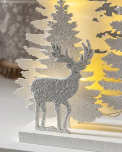 WeRChristmas Pre-Lit Winter Scene, 26 Cm^ Table Decorations