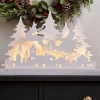 WeRChristmas Pre-Lit Wooden Village Scene, 44 Cm^ Table Decorations