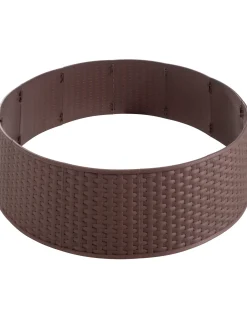 WeRChristmas Rattan Effect Tree Collar, Brown, 65 Cm^ Skirts & Collars