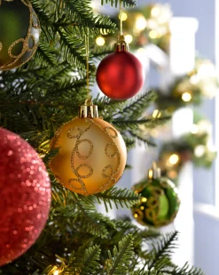 WeRChristmas Red, Gold And Green Shatterproof Baubles, 50 Pack^ Shatterproof Baubles