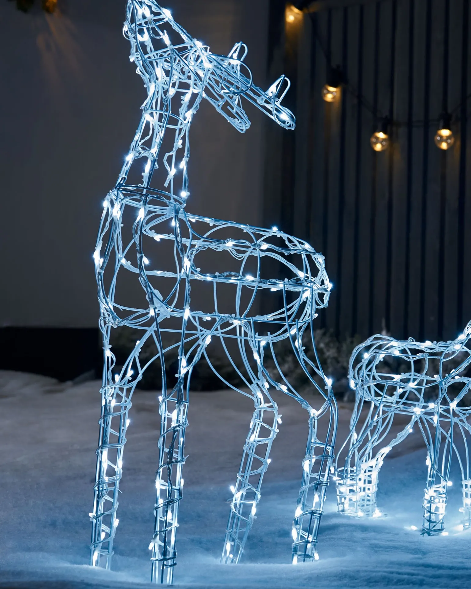 WeRChristmas Reindeer Family Silhouette, 77 Cm^ Outdoor Lighted Reindeer