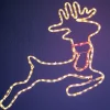 WeRChristmas Reindeer Rope Light Silhouette, 48 Cm^ Window Silhouettes|Outdoor Lighted Reindeer