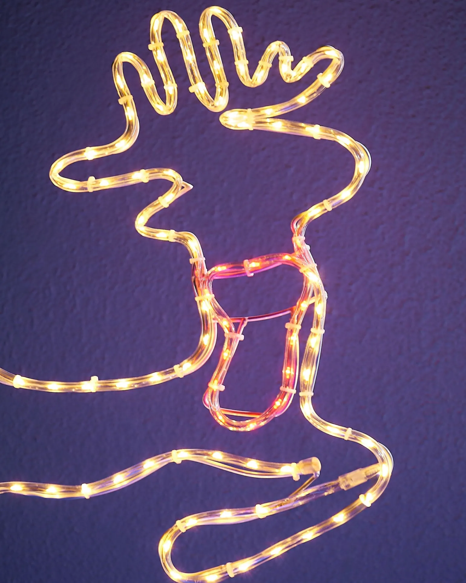 WeRChristmas Reindeer Rope Light Silhouette, 48 Cm^ Window Silhouettes|Outdoor Lighted Reindeer