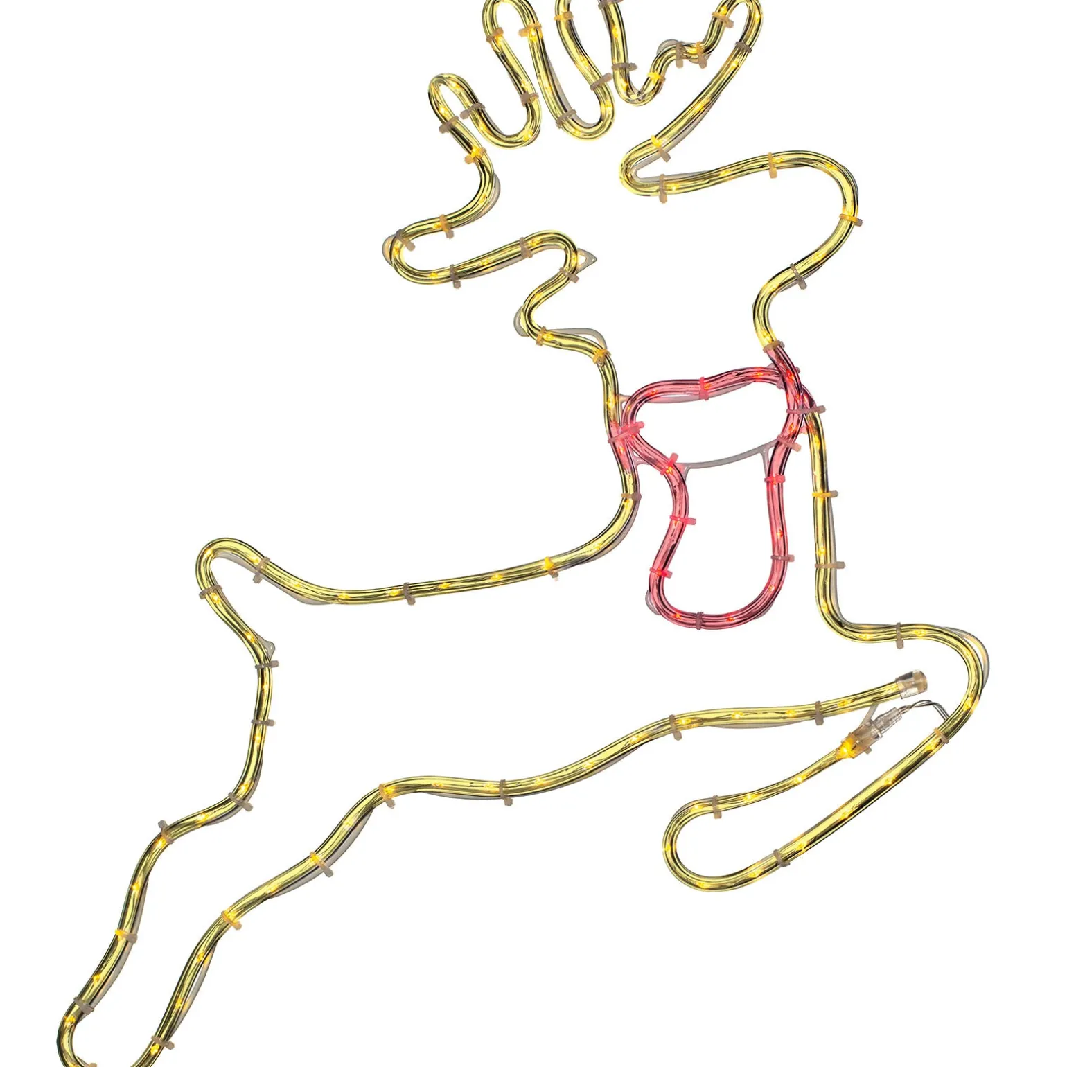 WeRChristmas Reindeer Rope Light Silhouette, 48 Cm^ Window Silhouettes|Outdoor Lighted Reindeer