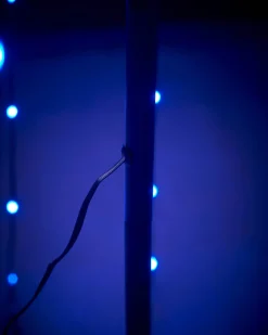 WeRChristmas RGB LED Pop-Up Christmas Tree With Star, 2.5 M^ Tree Silhouettes
