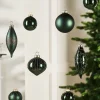 WeRChristmas Sage Green Glass Baubles, 20 Pack^ Glass Baubles