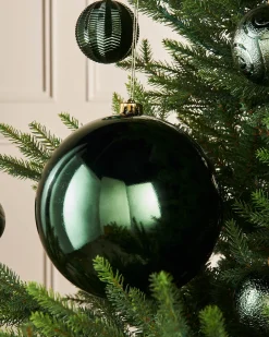 WeRChristmas Sage Green Large Gloss Shatterproof Bauble, 20 Cm^ Oversized Baubles|Shatterproof Baubles