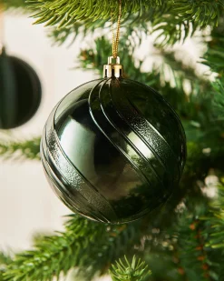 WeRChristmas Sage Green Shatterproof Baubles, 16 Pack, 8 Cm^ Shatterproof Baubles
