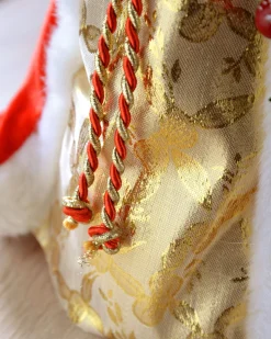 WeRChristmas Santa Christmas Tree Topper, Red/Gold, 40 Cm^ Tree Toppers