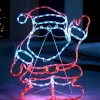 WeRChristmas Santa Rope Light Silhouette, 59 Cm^ Christmas Characters