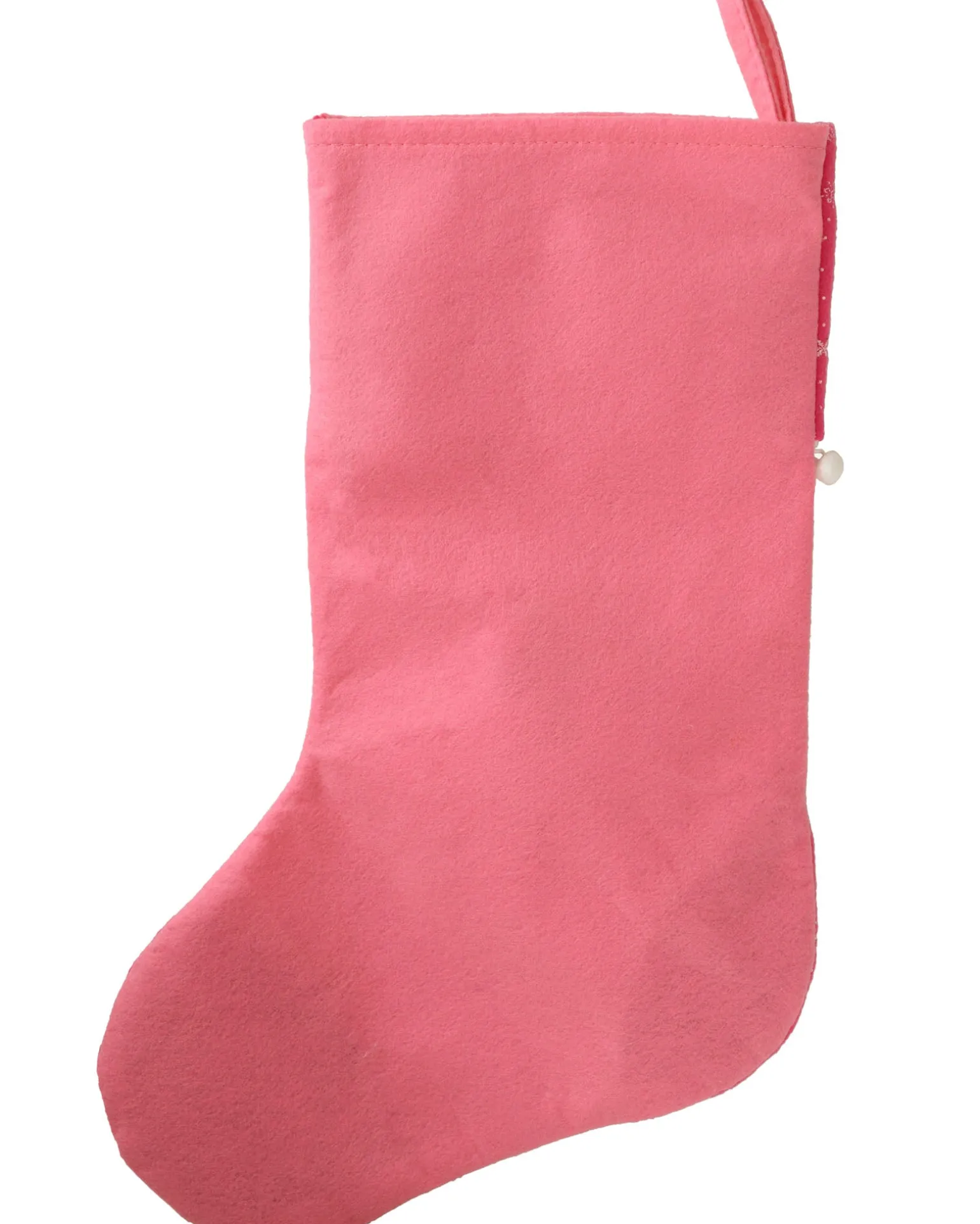 WeRChristmas Santa Stocking, Pink/Purple, 48 Cm^ Novelty