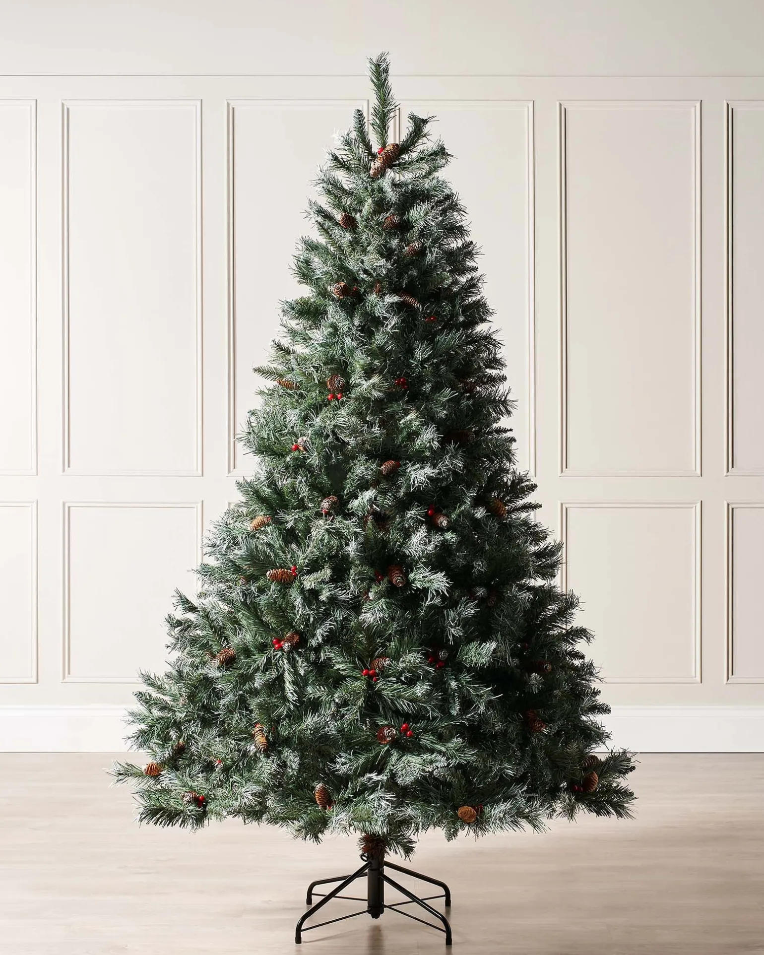 WeRChristmas Scandinavian Blue Spruce Christmas Tree, 5 Ft^ Budget Christmas Trees|Snow Flocked Christmas Trees