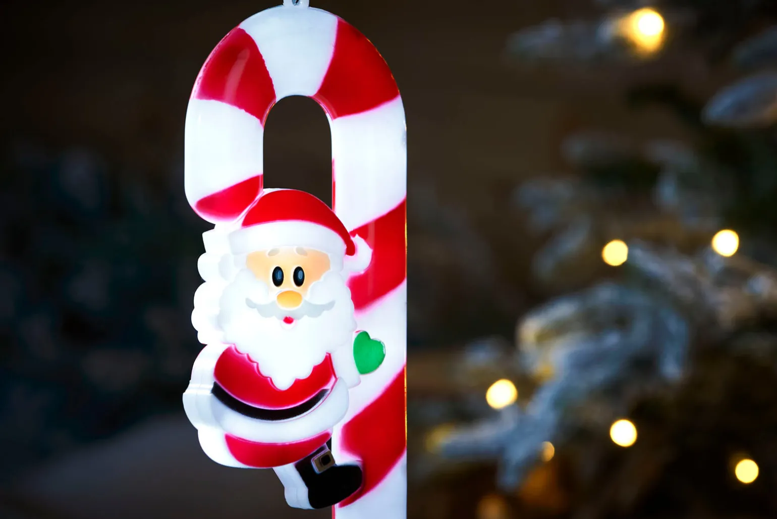 WeRChristmas Set Of 3 Candy Cane Pathway Stake Lights, 60 Cm^ Pathway Lights