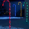 WeRChristmas Set Of 4 Connectable Candy Cane Pathway Lights, 75 Cm^ Connectable Lights