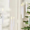 WeRChristmas Set Of 10 LED Hanging Candles, 15 Cm^ Fairy Lights|Tree Lights