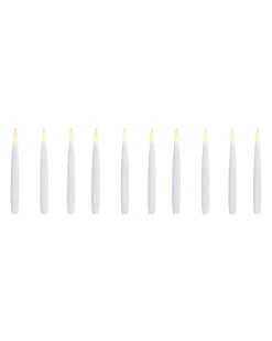 WeRChristmas Set Of 10 LED Hanging Candles, 15 Cm^ Fairy Lights|Tree Lights