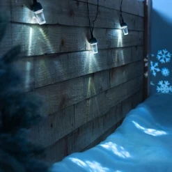 WeRChristmas Set Of 3 LED Snowflake Projector Lights, 72 Cm^ Pathway Lights