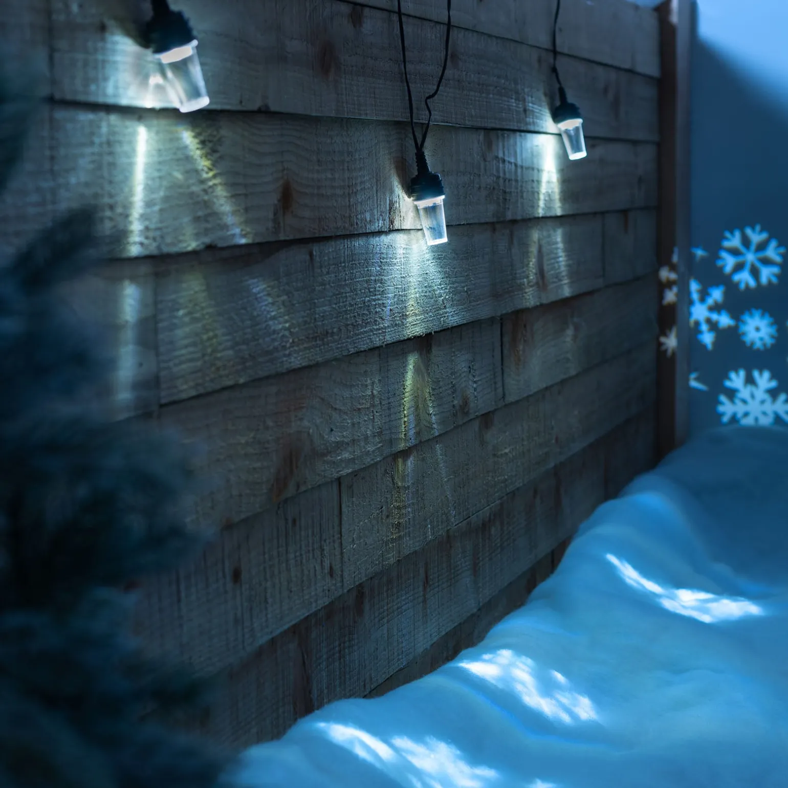 WeRChristmas Set Of 3 LED Snowflake Projector Lights, 72 Cm^ Pathway Lights