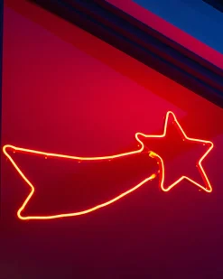 WeRChristmas Shooting Star Neon Rope Light Silhouette, 70 Cm^ Festive Star, Snowflake & Sign Lights