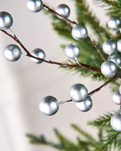 WeRChristmas Silver Berry Christmas Tree Spray, 45 Cm^ Flowers & Foliage|Flowers & Foliage