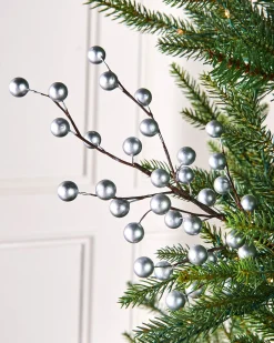 WeRChristmas Silver Berry Christmas Tree Spray, 45 Cm^ Flowers & Foliage|Flowers & Foliage