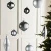 WeRChristmas Silver Glass Baubles, 20 Pack^ Glass Baubles