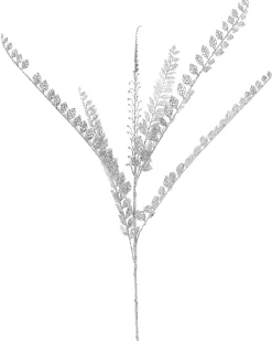 WeRChristmas Silver Leaf Christmas Tree Spray, 84 Cm^ Flowers & Foliage|Flowers & Foliage