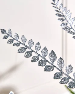 WeRChristmas Silver Leaf Christmas Tree Spray, 84 Cm^ Flowers & Foliage|Flowers & Foliage