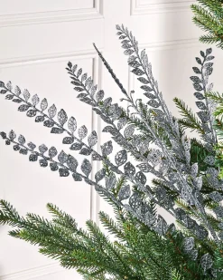 WeRChristmas Silver Leaf Christmas Tree Spray, 84 Cm^ Flowers & Foliage|Flowers & Foliage