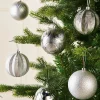 WeRChristmas Silver Shatterproof Baubles, 16 Pack, 8 Cm^ Shatterproof Baubles