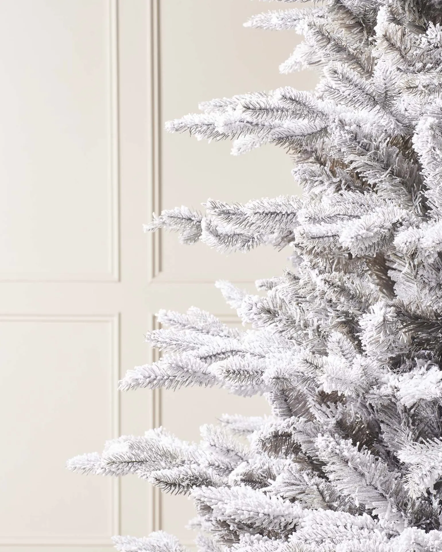 WeRChristmas Snow Flocked Grey Fir Christmas Tree, 6 Ft^ Premium Christmas Trees|Snow Flocked Christmas Trees
