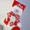 WeRChristmas Snowman Stocking, Tartan, 48 Cm^ Novelty