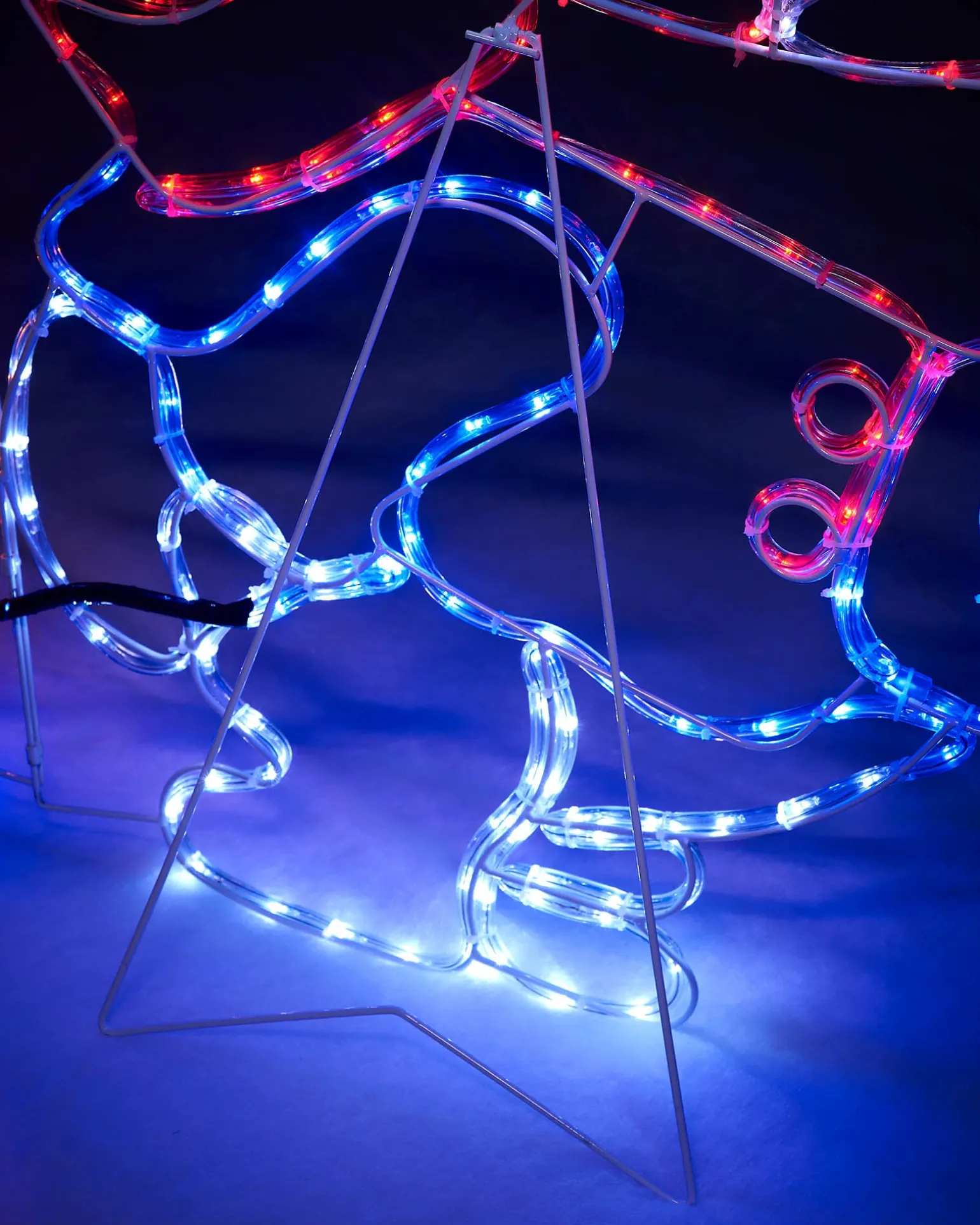 WeRChristmas Snowman With Fire Rope Light^ Christmas Characters