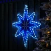 WeRChristmas Star LED Rope Light Silhouette, 75 Cm^ Festive Star, Snowflake & Sign Lights
