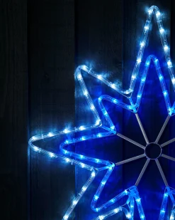 WeRChristmas Star LED Rope Light Silhouette, 75 Cm^ Festive Star, Snowflake & Sign Lights