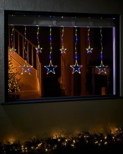 WeRChristmas Star Silhouette Curtain Light, 2.1 M^ Window Silhouettes|Curtain & Net Lights