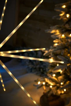 WeRChristmas Starburst Pathway Stake Light, Warm White, 98 Cm^ Festive Star, Snowflake & Sign Lights|Pathway Lights