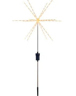 WeRChristmas Starburst Pathway Stake Light, Warm White, 98 Cm^ Festive Star, Snowflake & Sign Lights|Pathway Lights