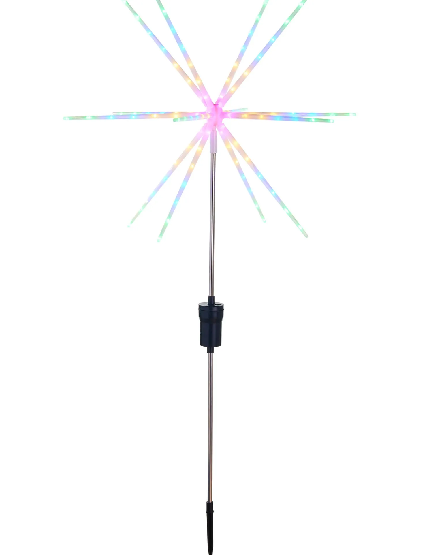 WeRChristmas Starburst Pathway Stake Light, Multi-Coloured, 98 Cm^ Festive Star, Snowflake & Sign Lights|Pathway Lights