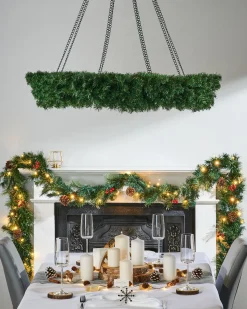 WeRChristmas Suspended Hanging Wreath, 1 M^ Extra Large Wreaths|Plain Wreaths