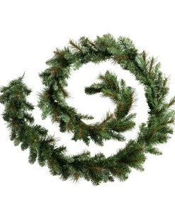 WeRChristmas Victorian Pine Garland, 9 Ft^ Plain Garlands