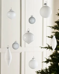 WeRChristmas White Glass Baubles, 20 Pack^ Glass Baubles