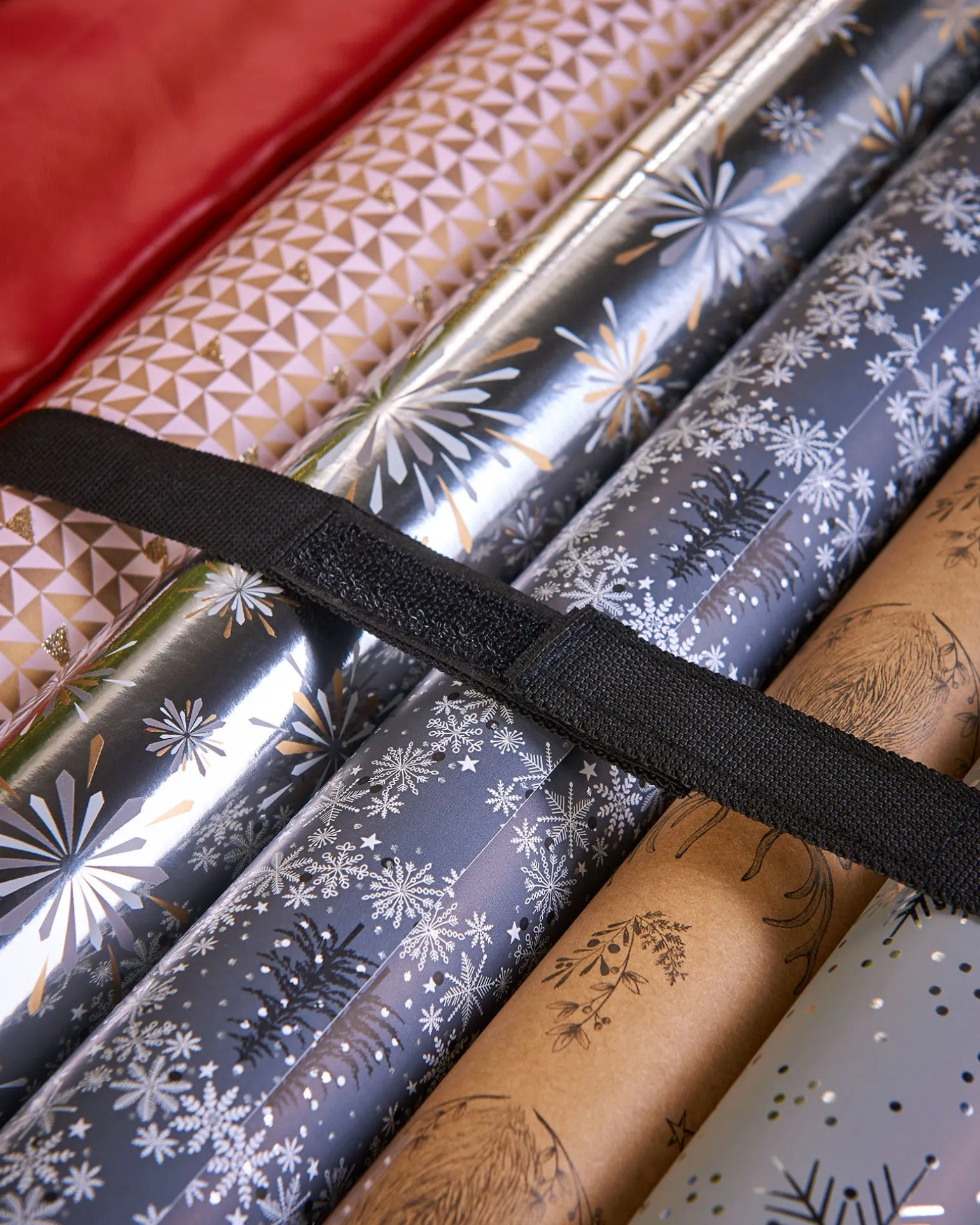WeRChristmas Wrapping Paper Storage Bag, Red, 83 Cm^ Storage Bags|Storage Bags
